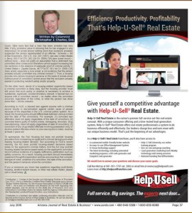 Help-U-Sell Real Estate ad in Arizona Publication