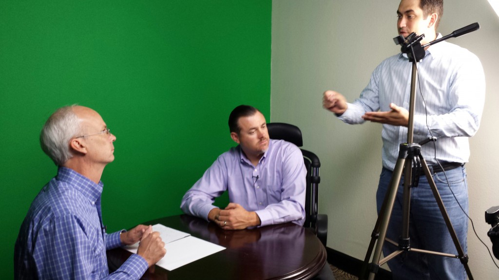 Behind the scenes of the Help-U-Sell Buyer Consultant Training video shoot